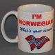 Coffee Mug - Excuse, Norwegian